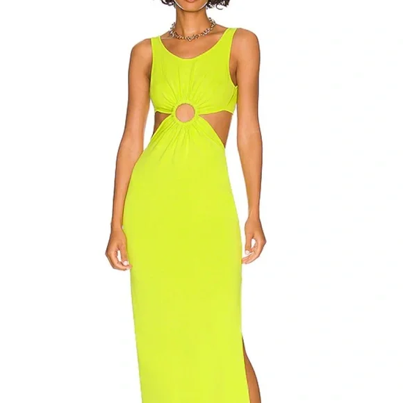 green emerald velvet dress Green/Cream Striped Dress LG/XL / Green main image 0
